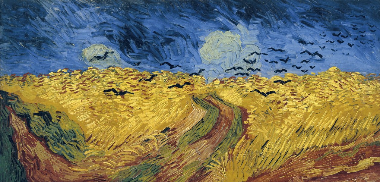 Pole pszenicy z wronami autorstwa Vincent van Gogh