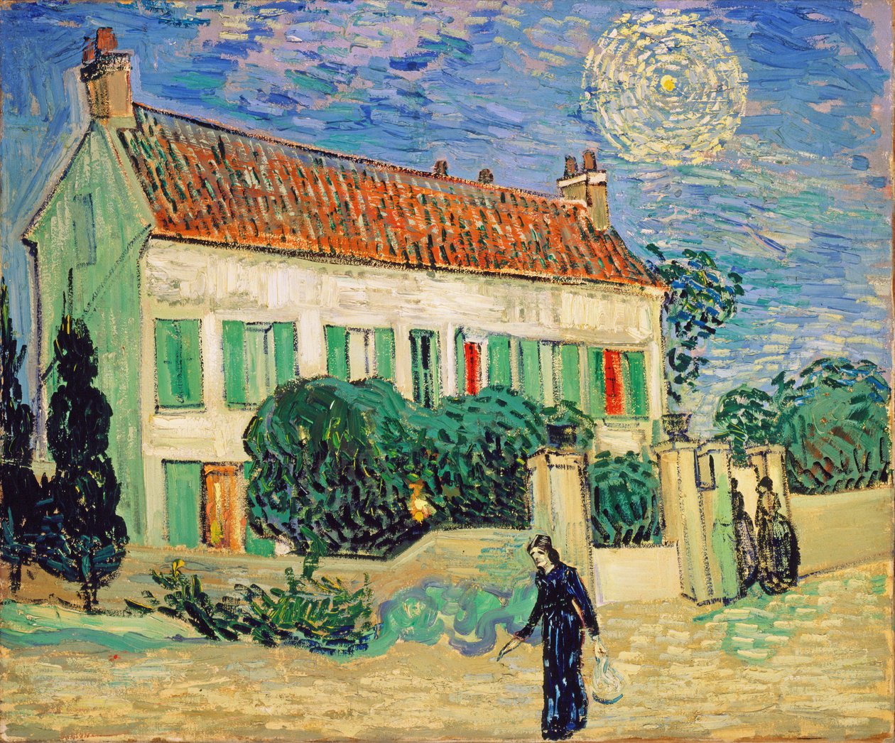 Biały Dom Nocą autorstwa Vincent van Gogh