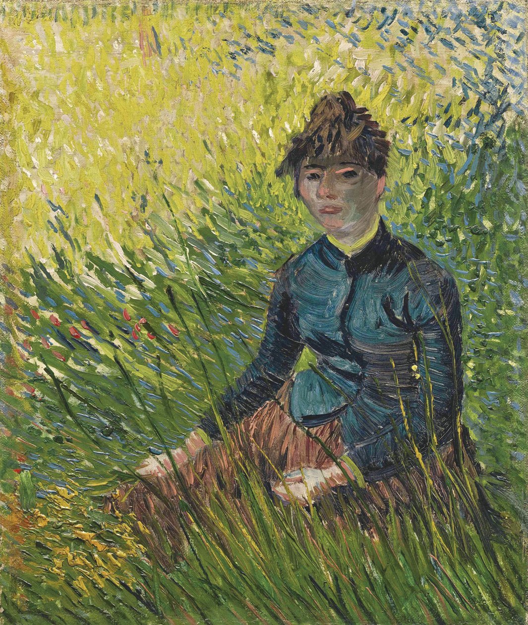 Kobieta na polu pszenicy Kobieta na polu pszenicy, 1887 autorstwa Vincent van Gogh