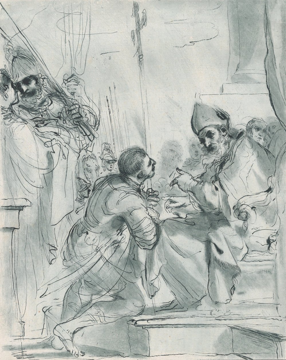 Pokuta św. Wilhelma, 1764-98. autorstwa Vincenzio Vangelisti