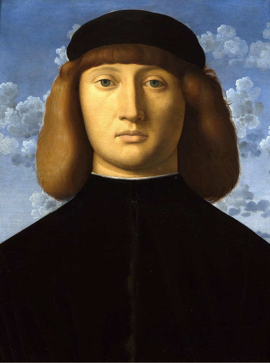 Portret młodego mężczyzny autorstwa Vincenzo di Biagio Catena