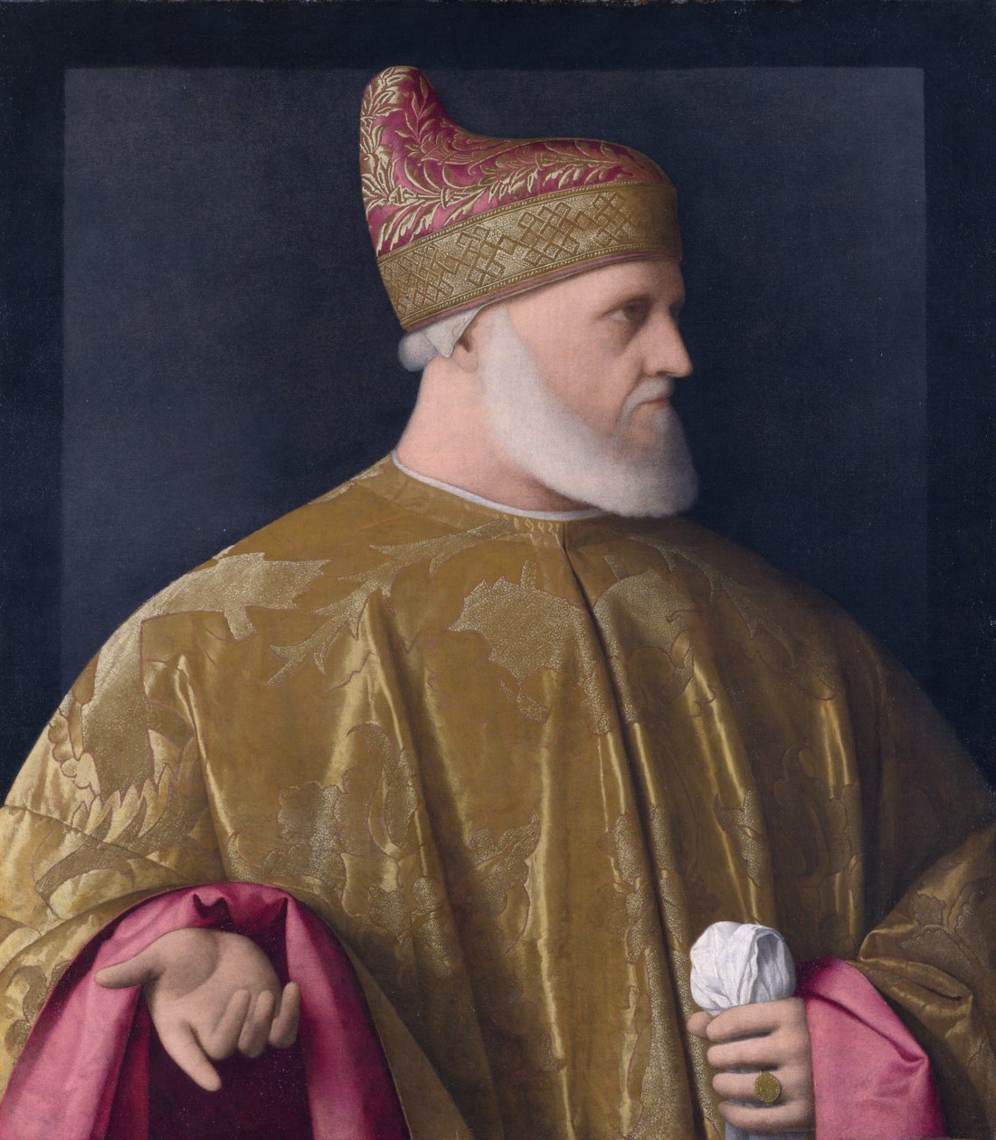 Portret doży, Andrea Gritti autorstwa Vincenzo Catena