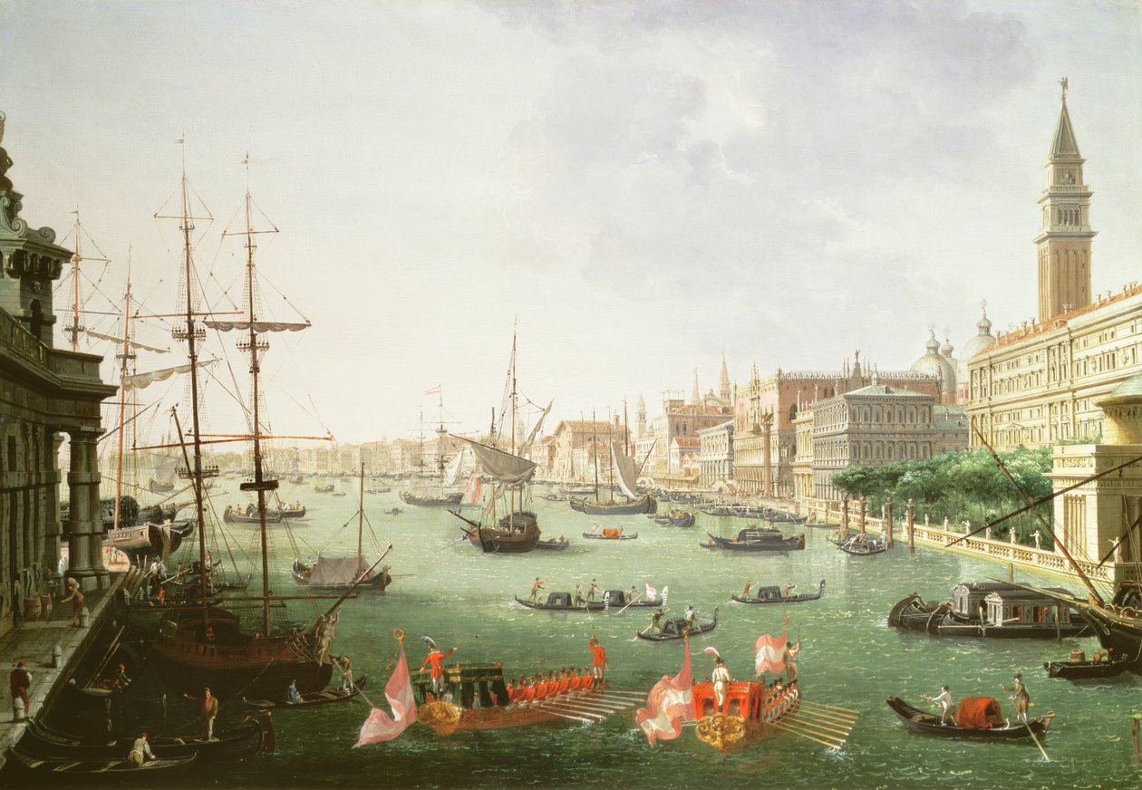 Widok na Canal Grande autorstwa Vincenzo Chilone