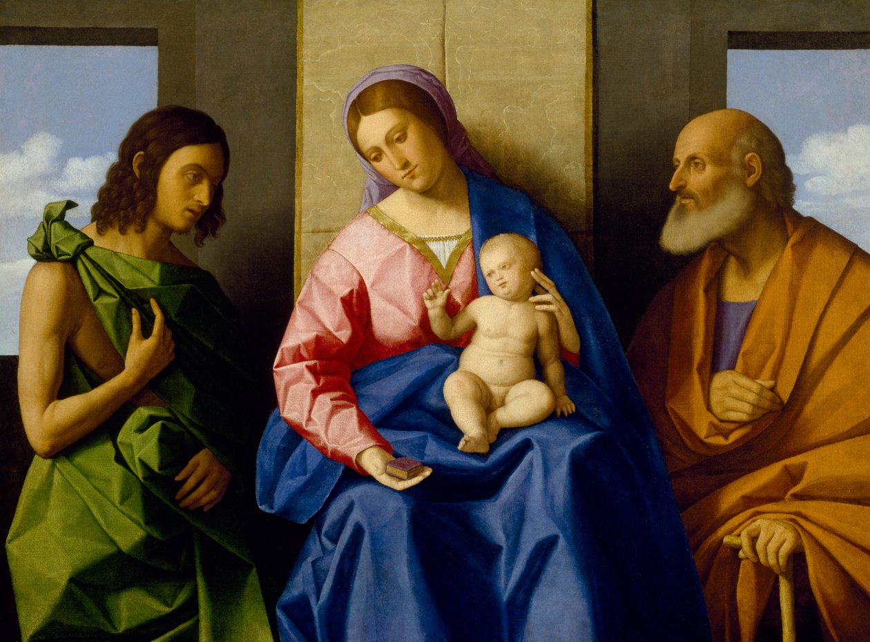 Dziewica z Dzieciątkiem ze świętymi Janem Chrzcicielem i Józefem, ok.1525 autorstwa Vincenzo di Biagio Catena