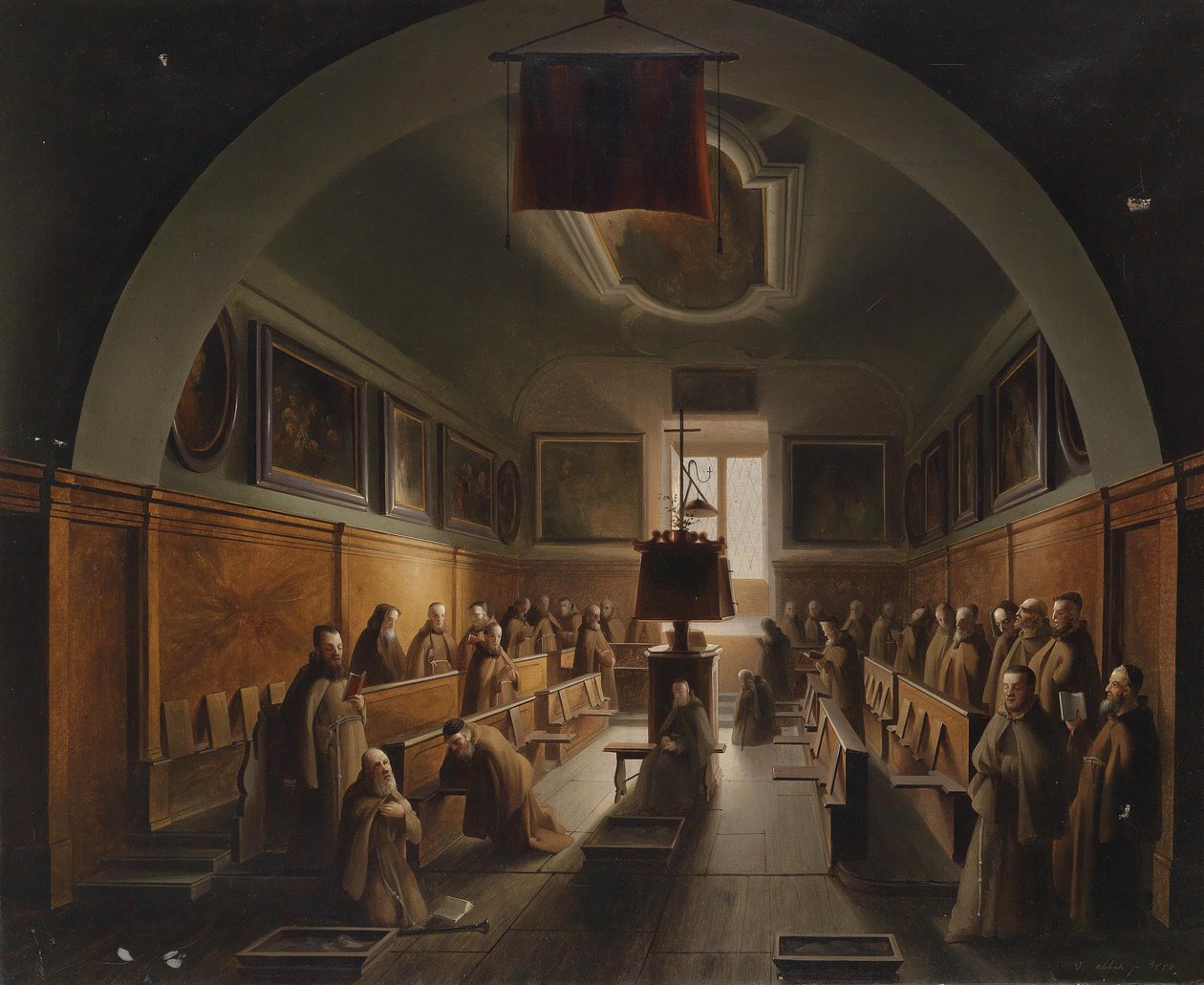 ojciec bardziej znanego Giuseppe Abbati autorstwa Vincenzo Abbati