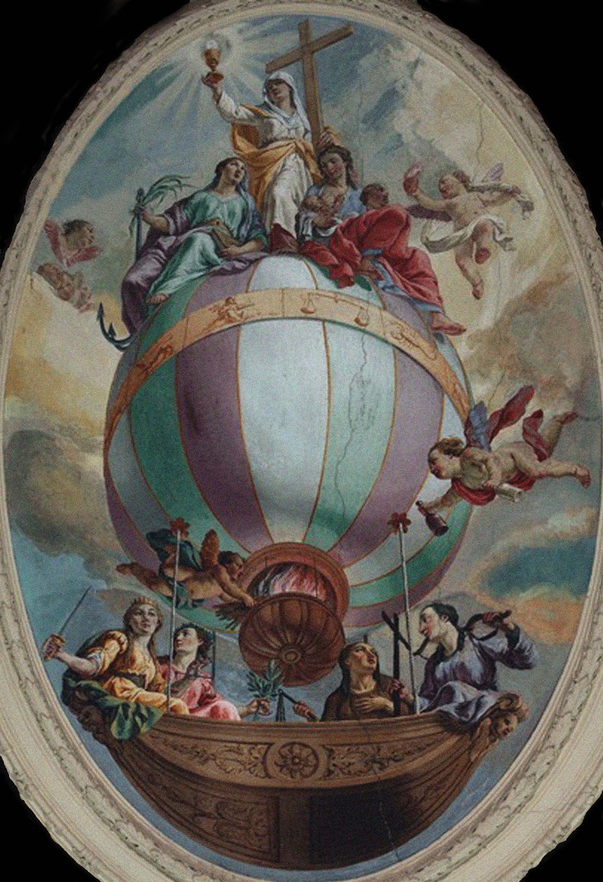 Cnota na balonie autorstwa Vincenzo Angelo Orelli