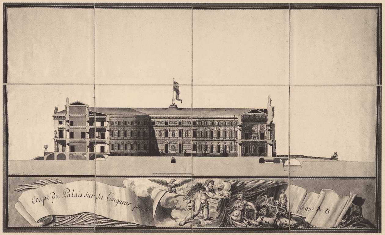 Zamek św. Michała w Petersburgu, 1797 r. autorstwa Vincenzo Brenna