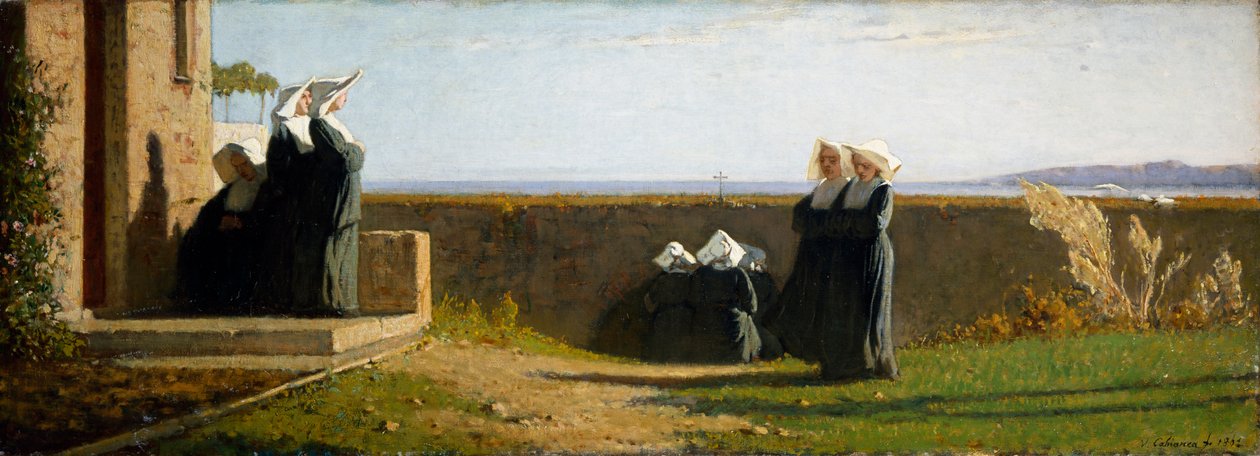 Monachine (zakonnice) lub Poranek autorstwa Vincenzo Cabianca