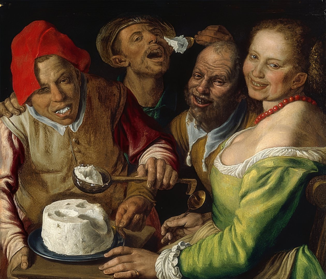 Na Ricotta-Esser. Um 1580 autorstwa Vincenzo Campi
