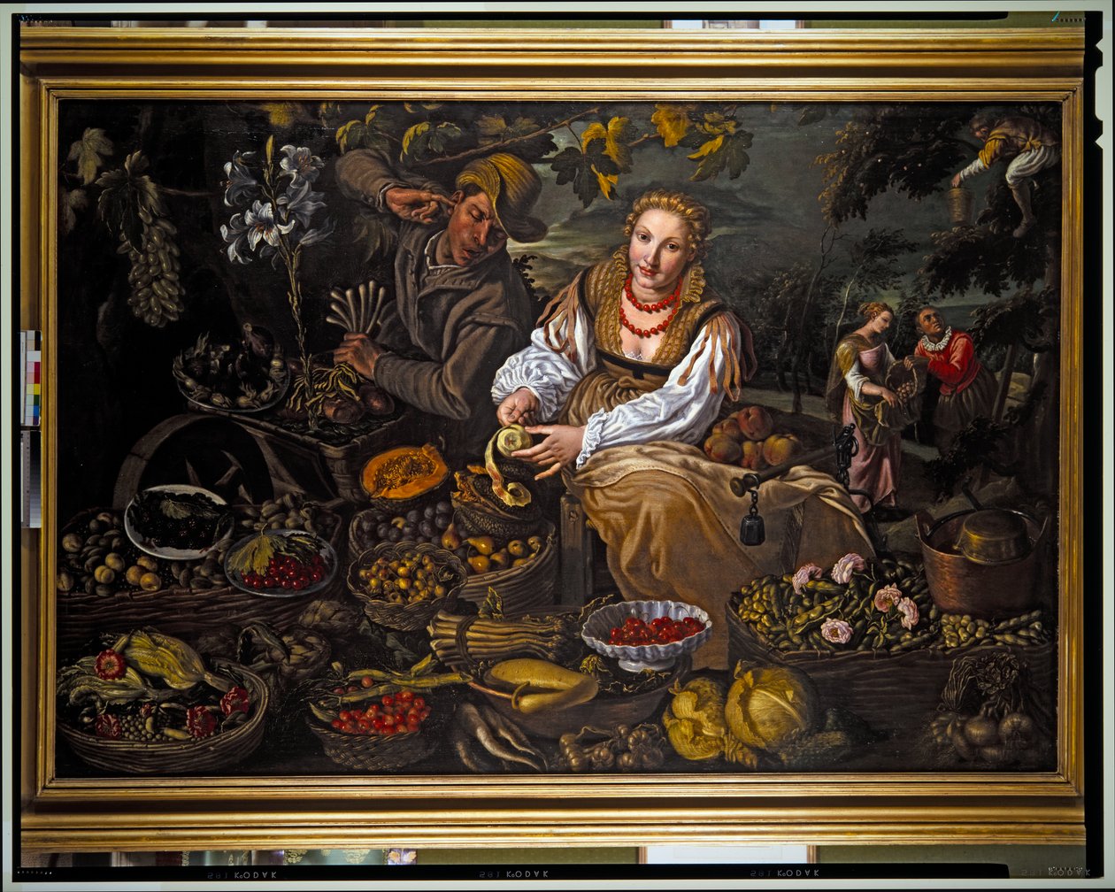 Sprzedawca owoców autorstwa Vincenzo Campi