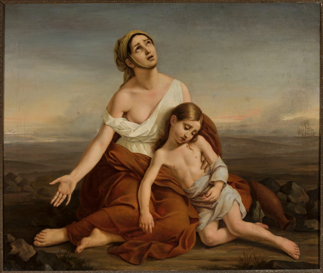 Hagar na pustyni autorstwa Vincenzo Camuccini