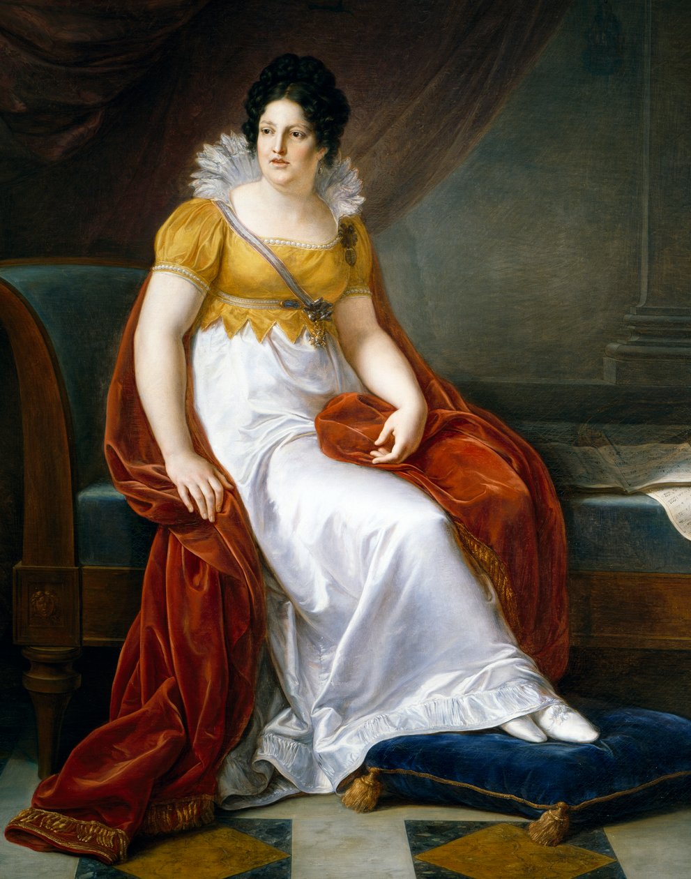 Portret Marii Louisy, księżnej Hiszpanii autorstwa Vincenzo Camuccini