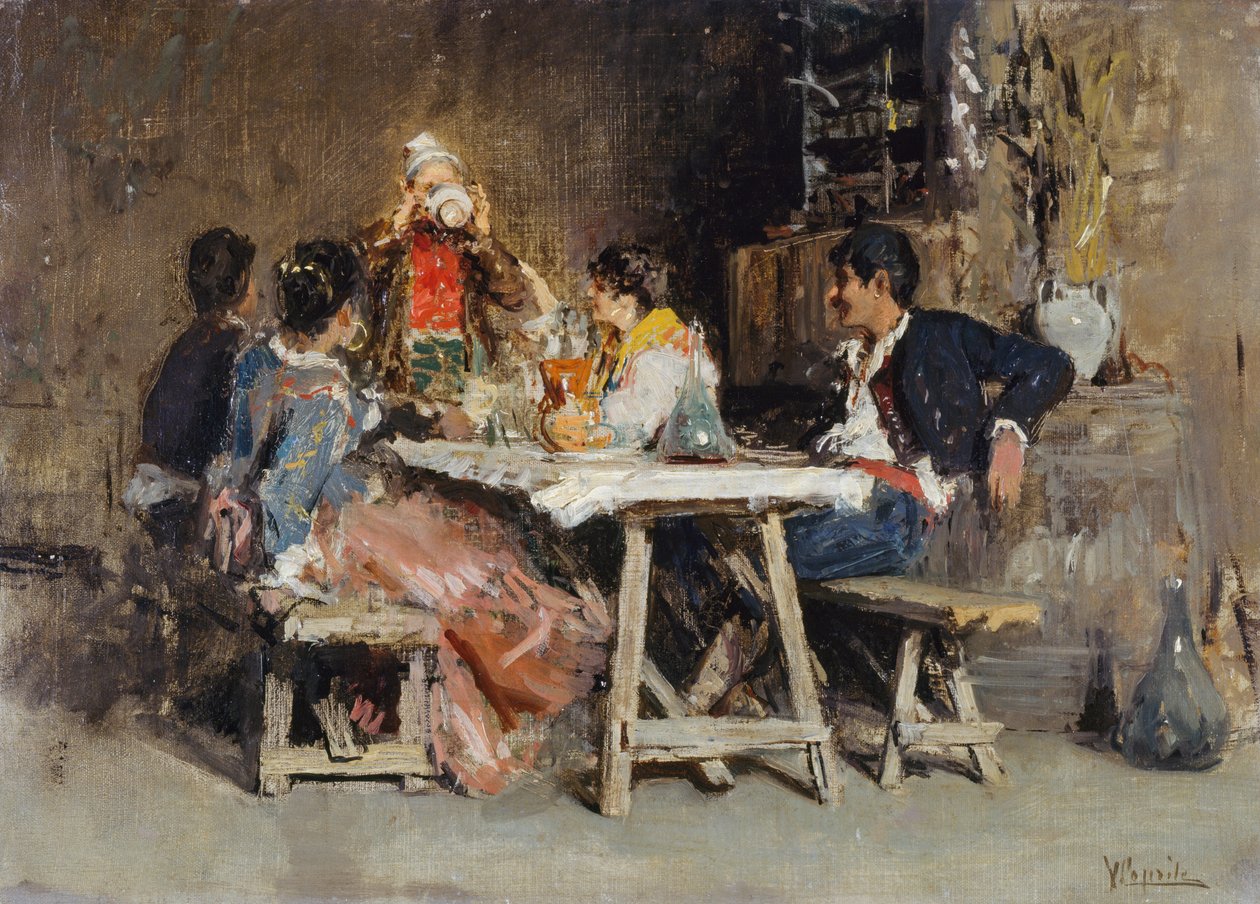 Kolacja weselna autorstwa Vincenzo Caprile