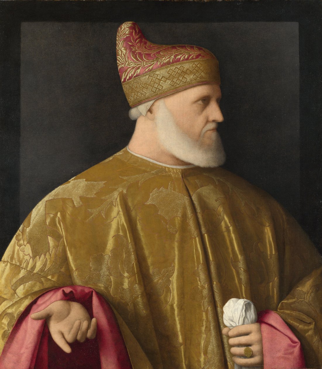 Portret doży, Andrea Gritti autorstwa Vincenzo Catena
