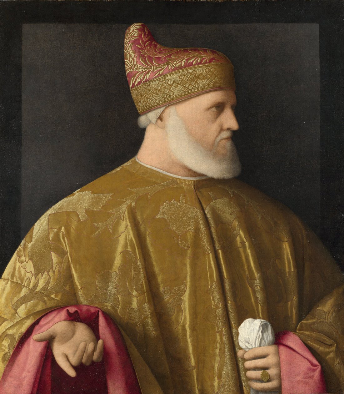 Portret doży, Andrea Gritti autorstwa Vincenzo Catena