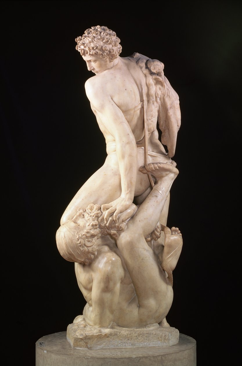Honor zwycięża podstęp, 1561 (marmur) (zob. też 79838) autorstwa Vincenzo Danti