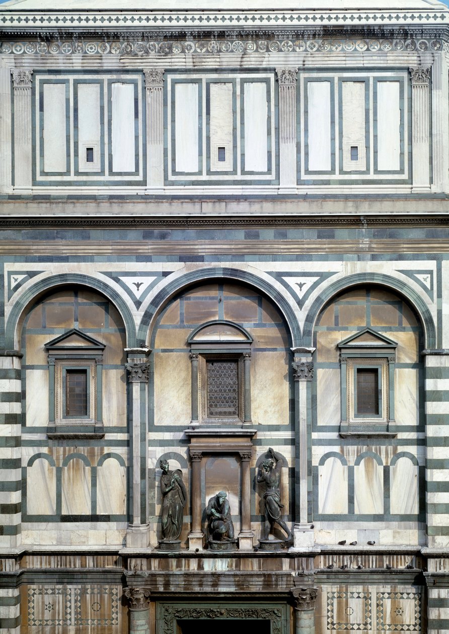 Św. Jan Chrzciciel, Jego Kat i Salome (Szczegół baptysterium we Florencji) - Rzeźba autorstwa Vincenzo Danti