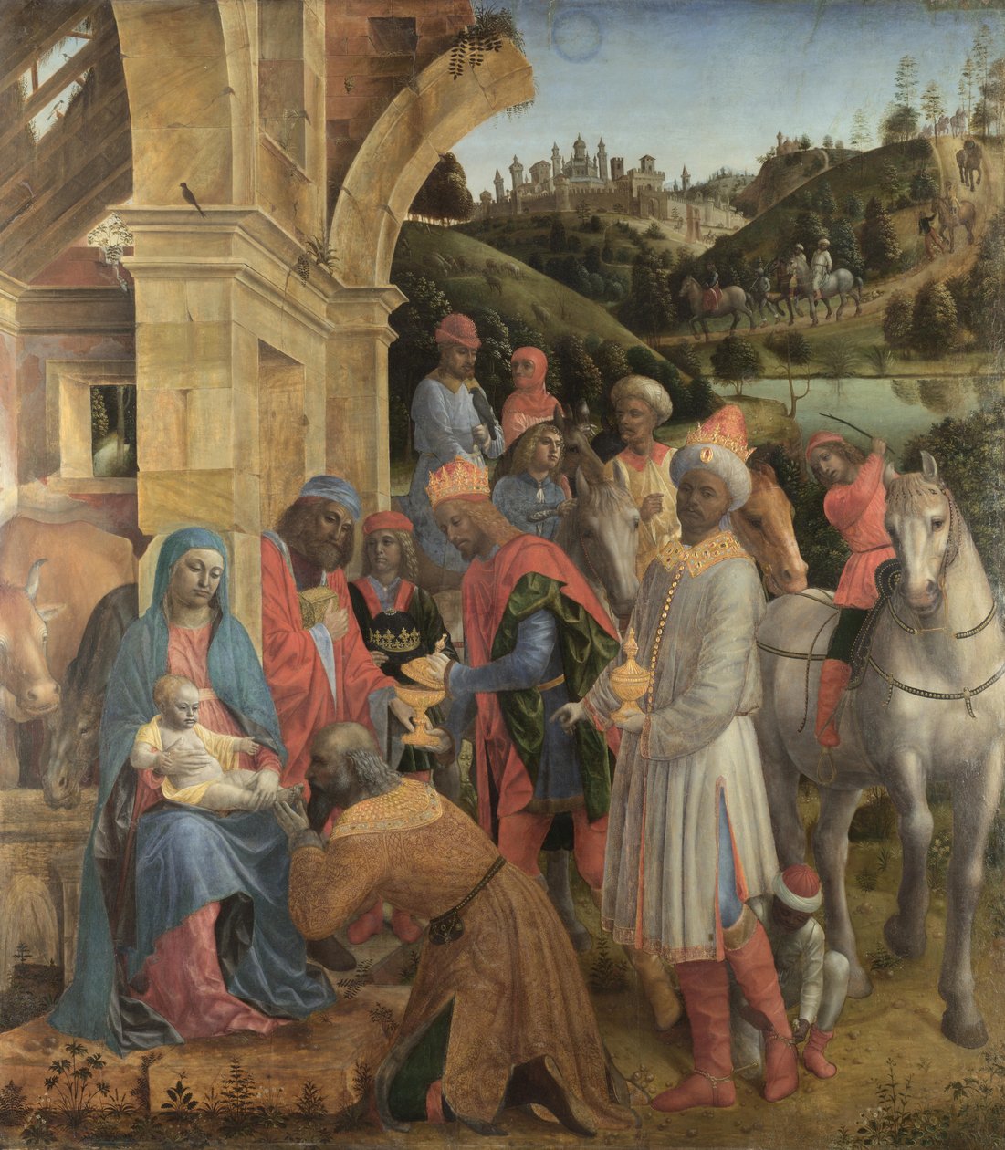 Adoracja Królów, c. 1500 autorstwa Vincenzo Foppa