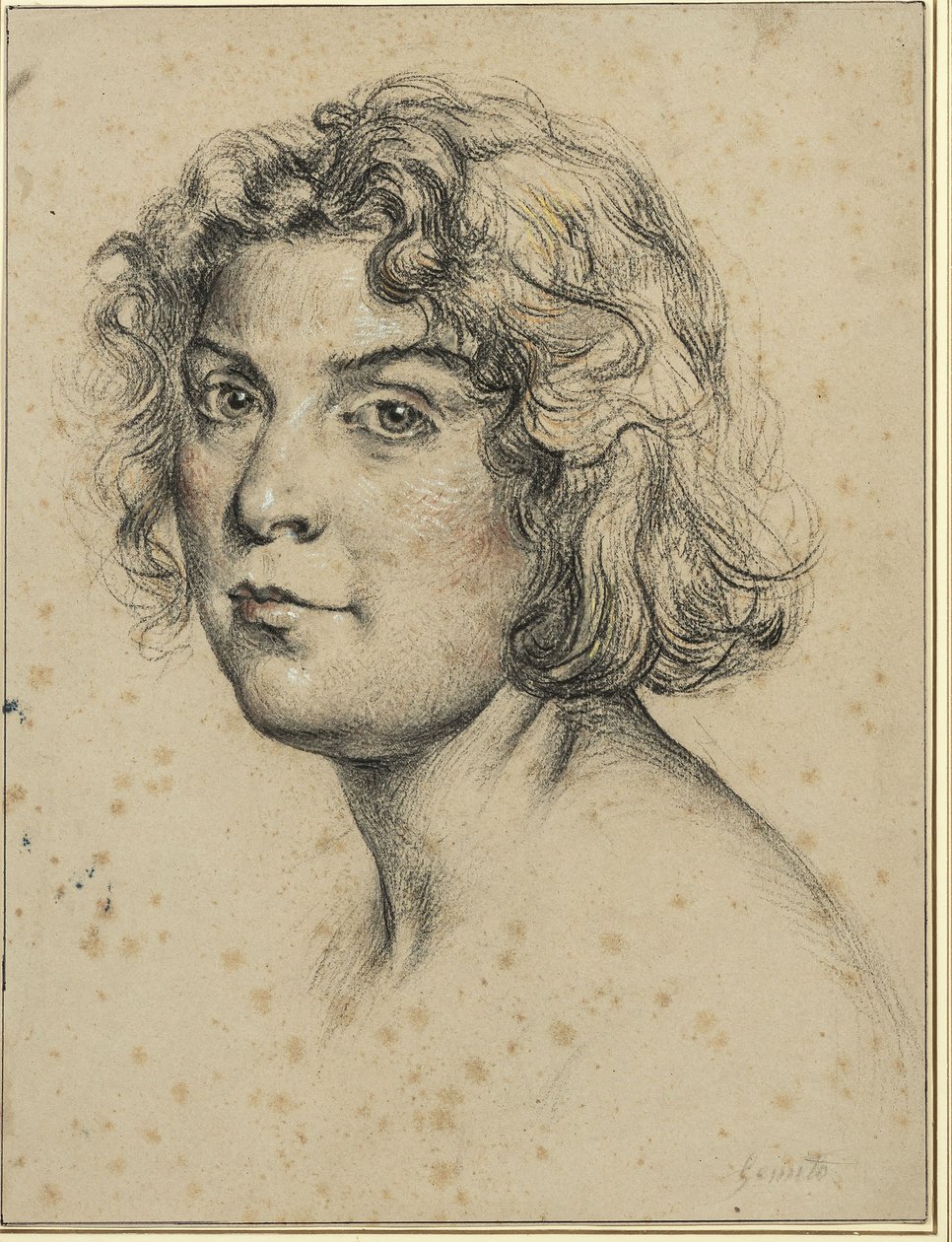 Portret kobiety autorstwa Vincenzo Gemito