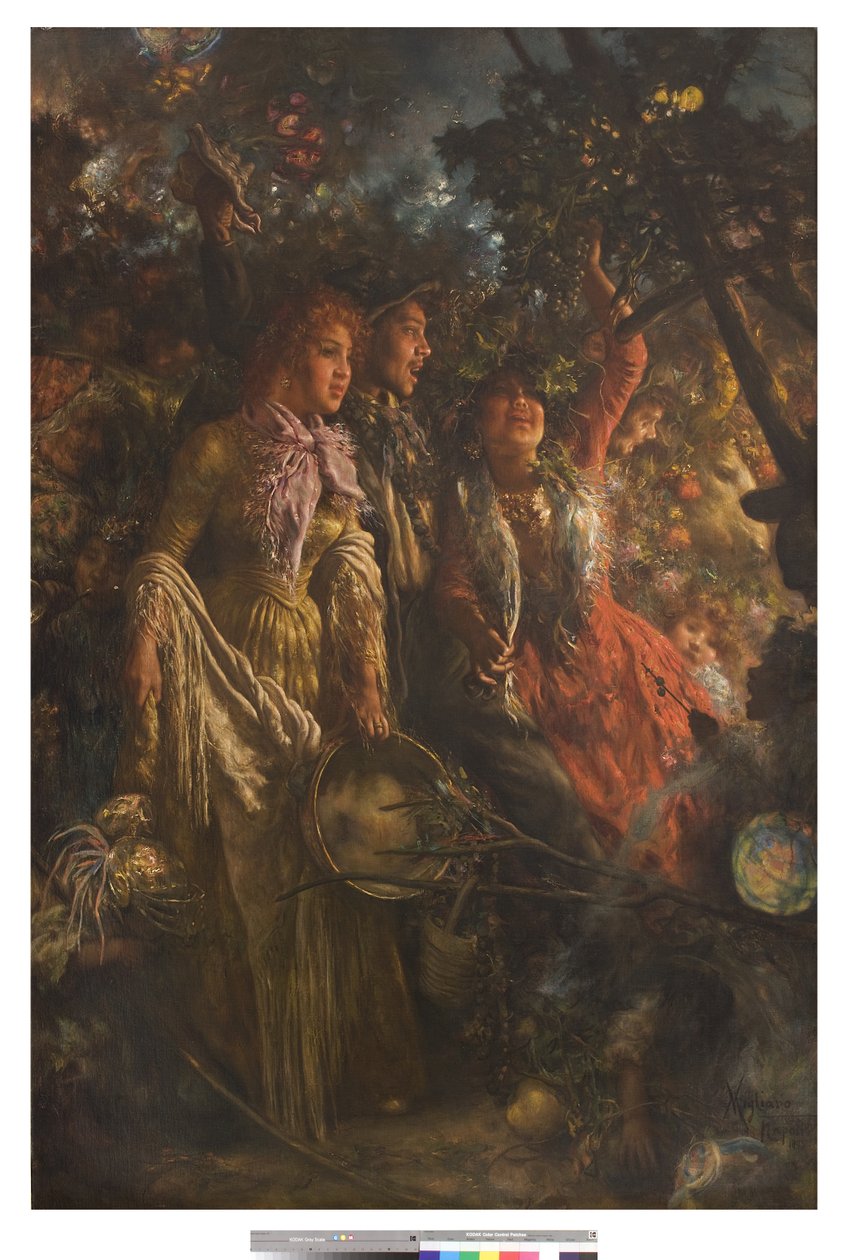 Festiwal w Piedigrotta, 1895 autorstwa Vincenzo Migliaro