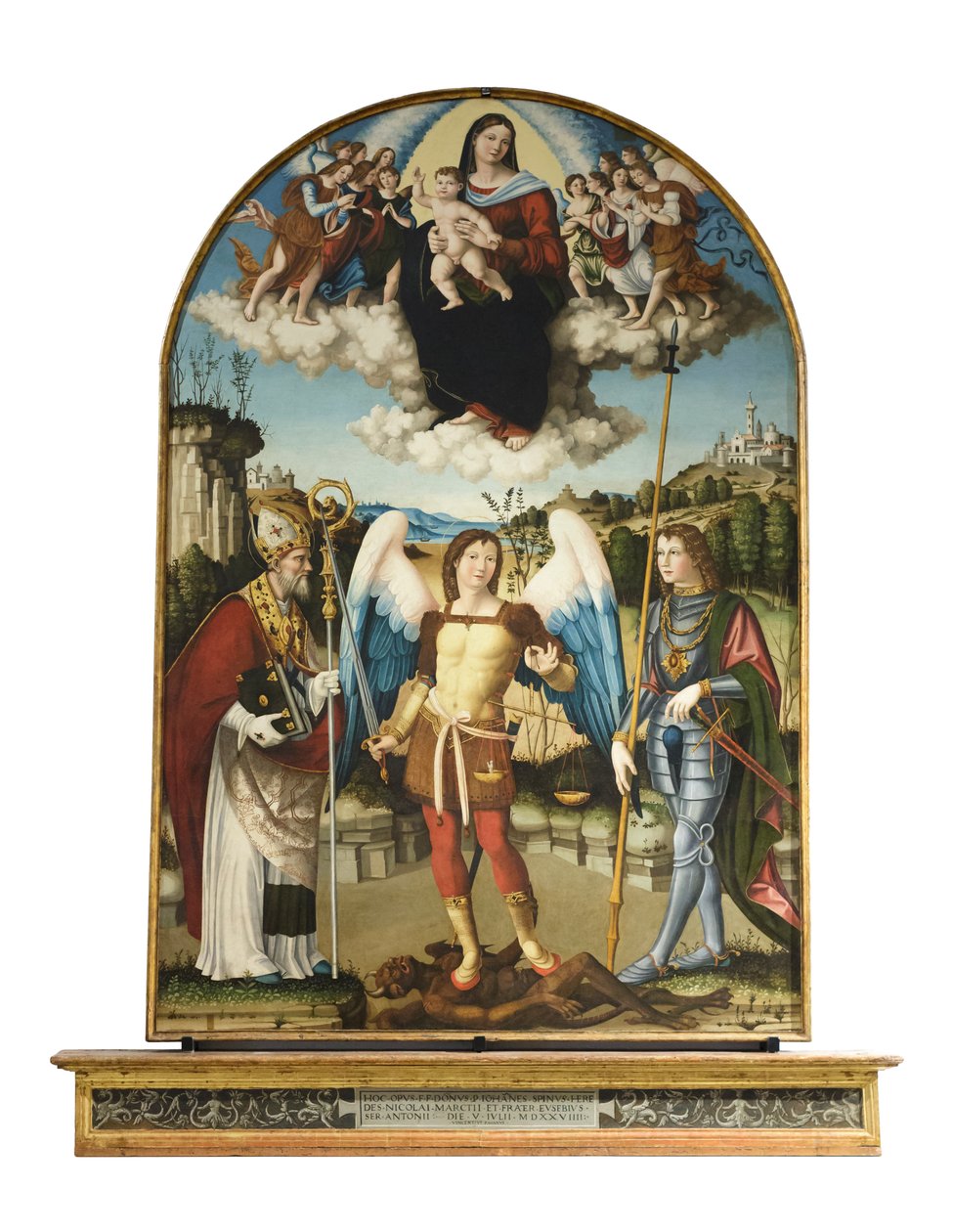 Madonna z Dzieciątkiem w chwale autorstwa Vincenzo Pagani