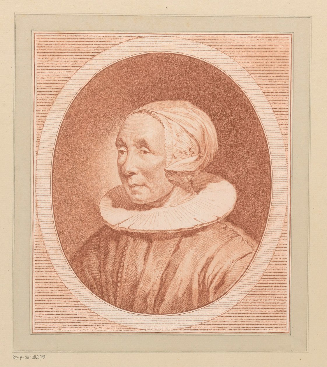 Portret nieznanej kobiety autorstwa Vincenzo Vangelisti
