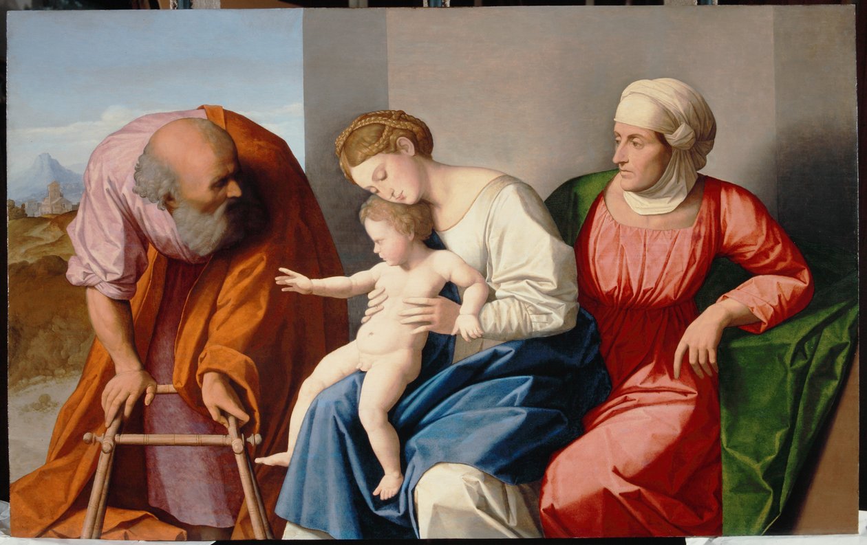 Święta Rodzina ze św. Anną, ok. 1520 autorstwa Vincenzo di Biagio Catena