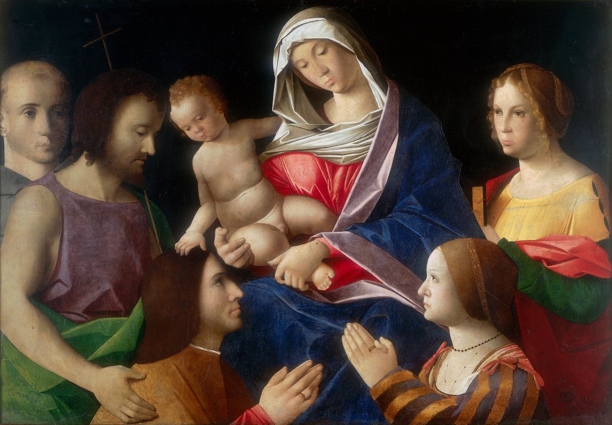Madonna z Dzieciątkiem i świętymi autorstwa Vincenzo di Biagio Catena