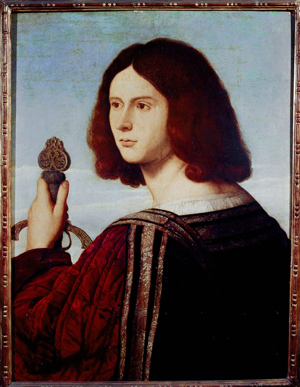 Portret Francesco Marii della Rovere, księcia Urbino autorstwa Vincenzo di Biagio Catena