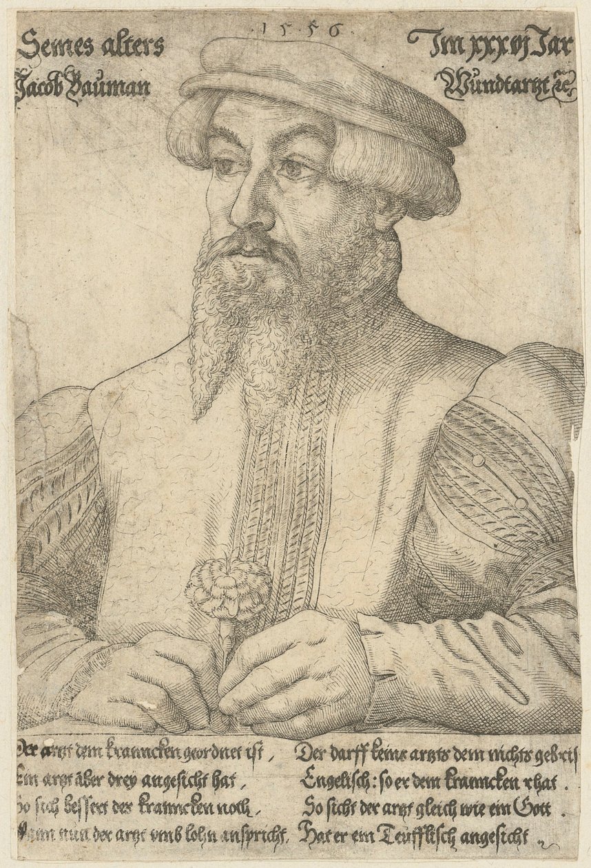 Portret Jakoba Baumanna autorstwa Virgil Solis