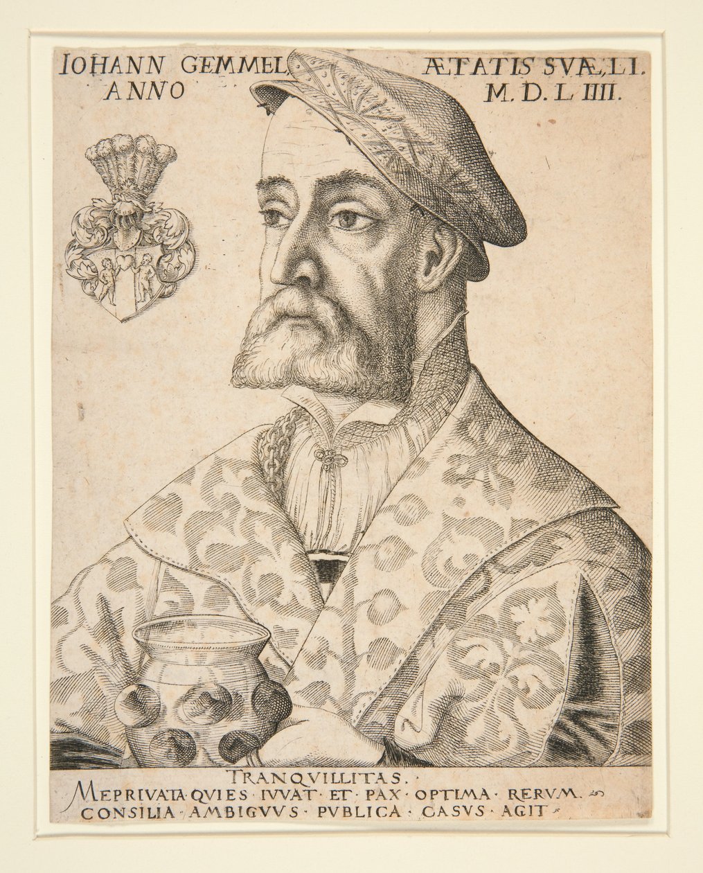 Portret Joannesa Gemmela autorstwa Virgil Solis