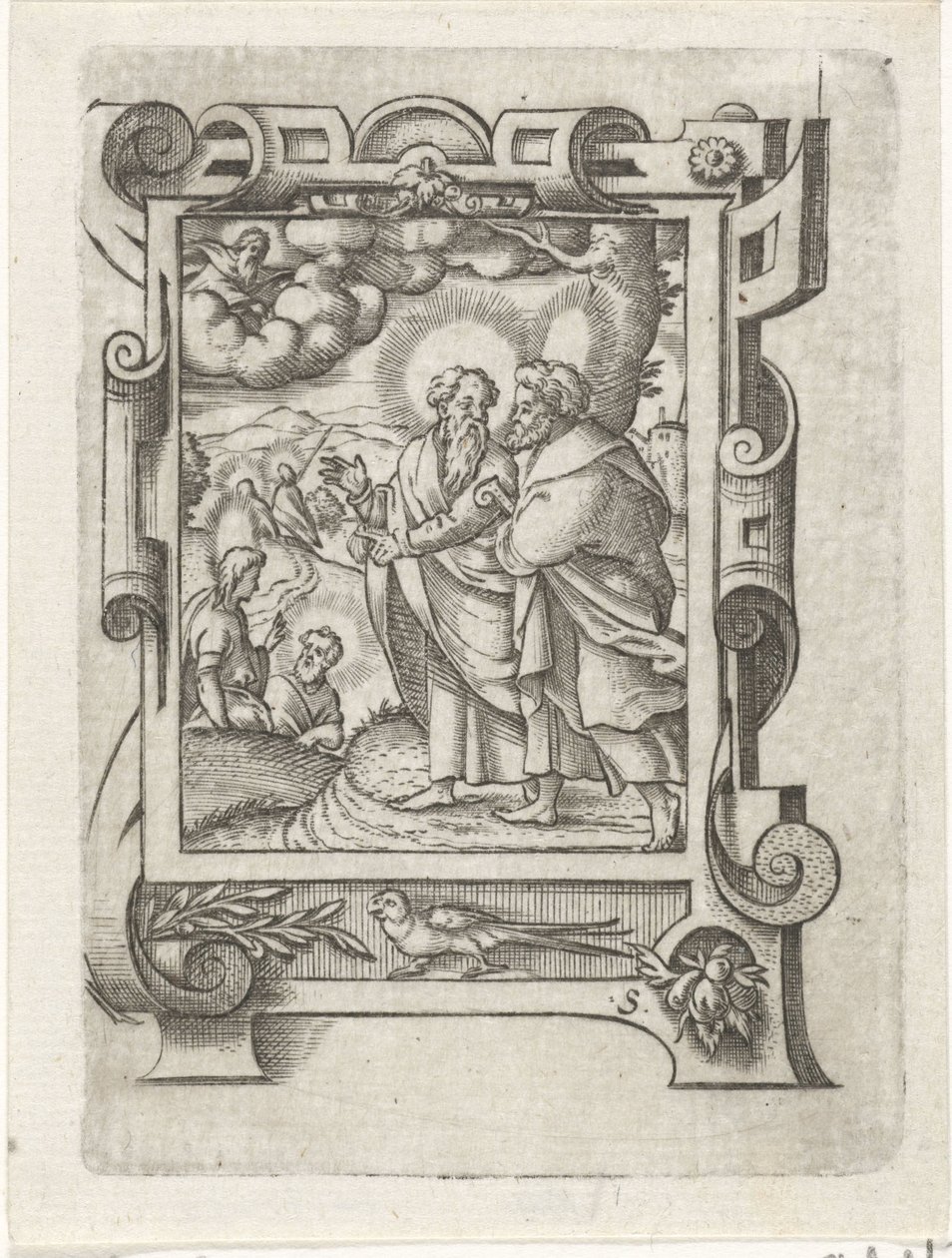 Exodus uczniów autorstwa Virgilius Solis