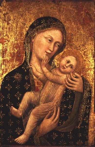 Madonna z Dzieciątkiem (panel) autorstwa Vitale da Bologna