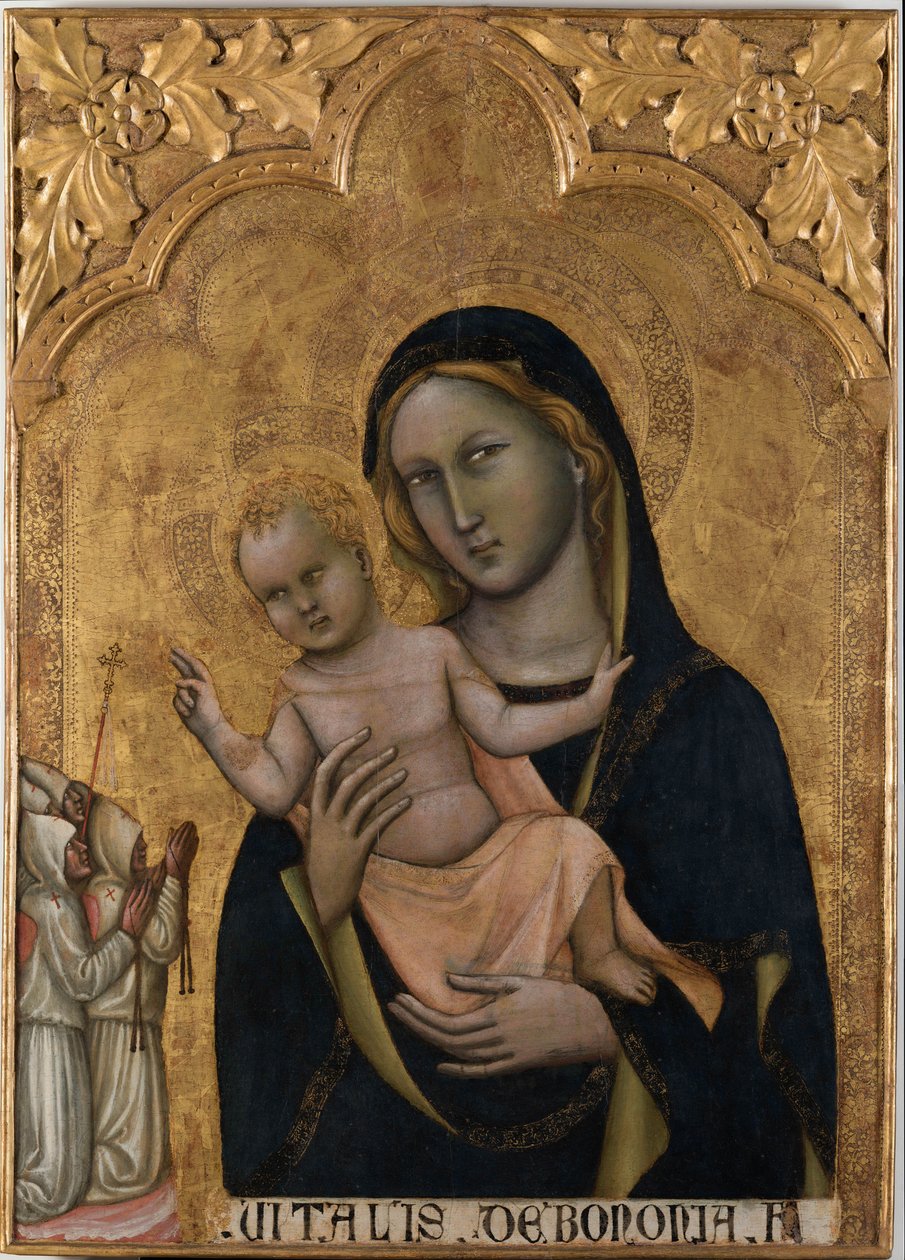 Dziewica Biczowników, ok. 1350. autorstwa Vitale da Bologna