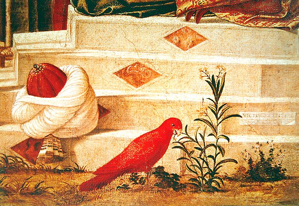 Fragment św. Jerzego chrzczącego pogan, 1501-07 autorstwa Vittore Carpaccio