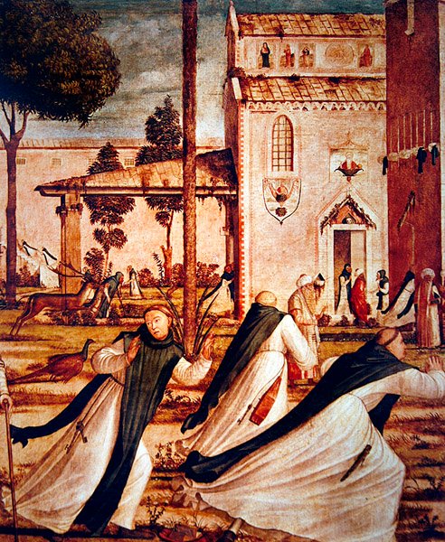 Fragment św. Hieronima poskromionego lwa, ok. 1501-09 autorstwa Vittore Carpaccio
