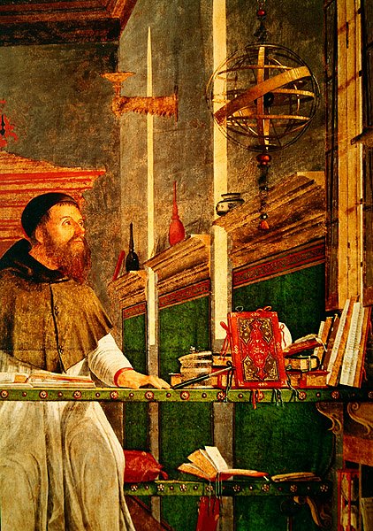 Fragment Wizji św. Augustyna, ok. 1502-08 autorstwa Vittore Carpaccio
