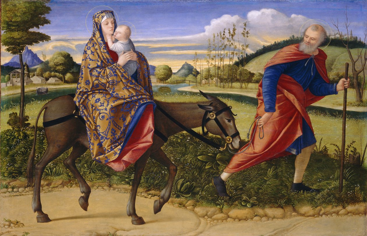 Lot do Egiptu autorstwa Vittore Carpaccio