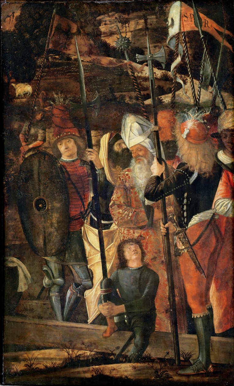 Grupa Orientów, Żydów i Żołnierzy, 1493-95 autorstwa Vittore Carpaccio