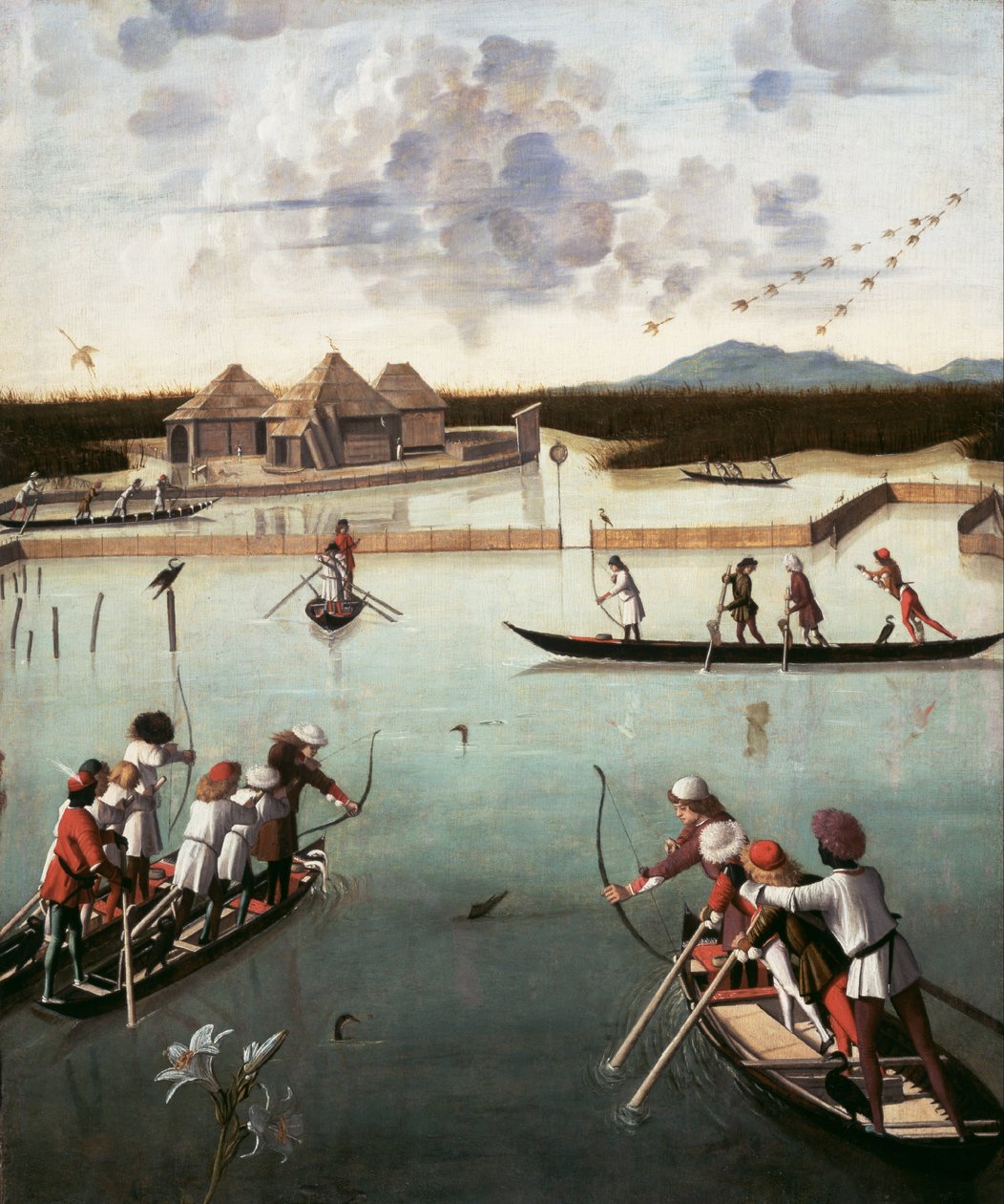 Polowanie na lagunie autorstwa Vittore Carpaccio