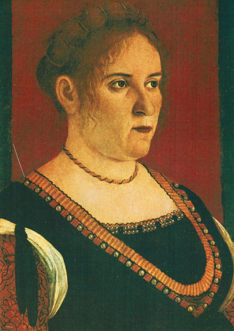 Portret kobiety autorstwa Vittore Carpaccio