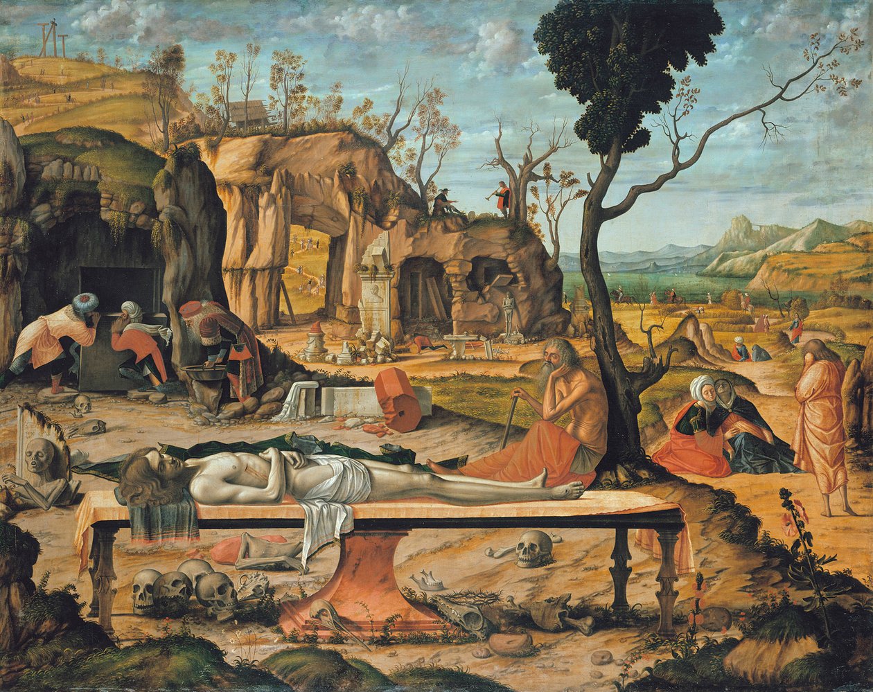 Przygotowanie grobu Chrystusa autorstwa Vittore Carpaccio