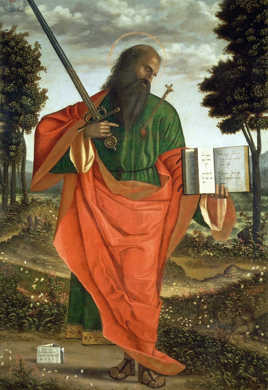 Paweł, 1520 r. autorstwa Vittore Carpaccio
