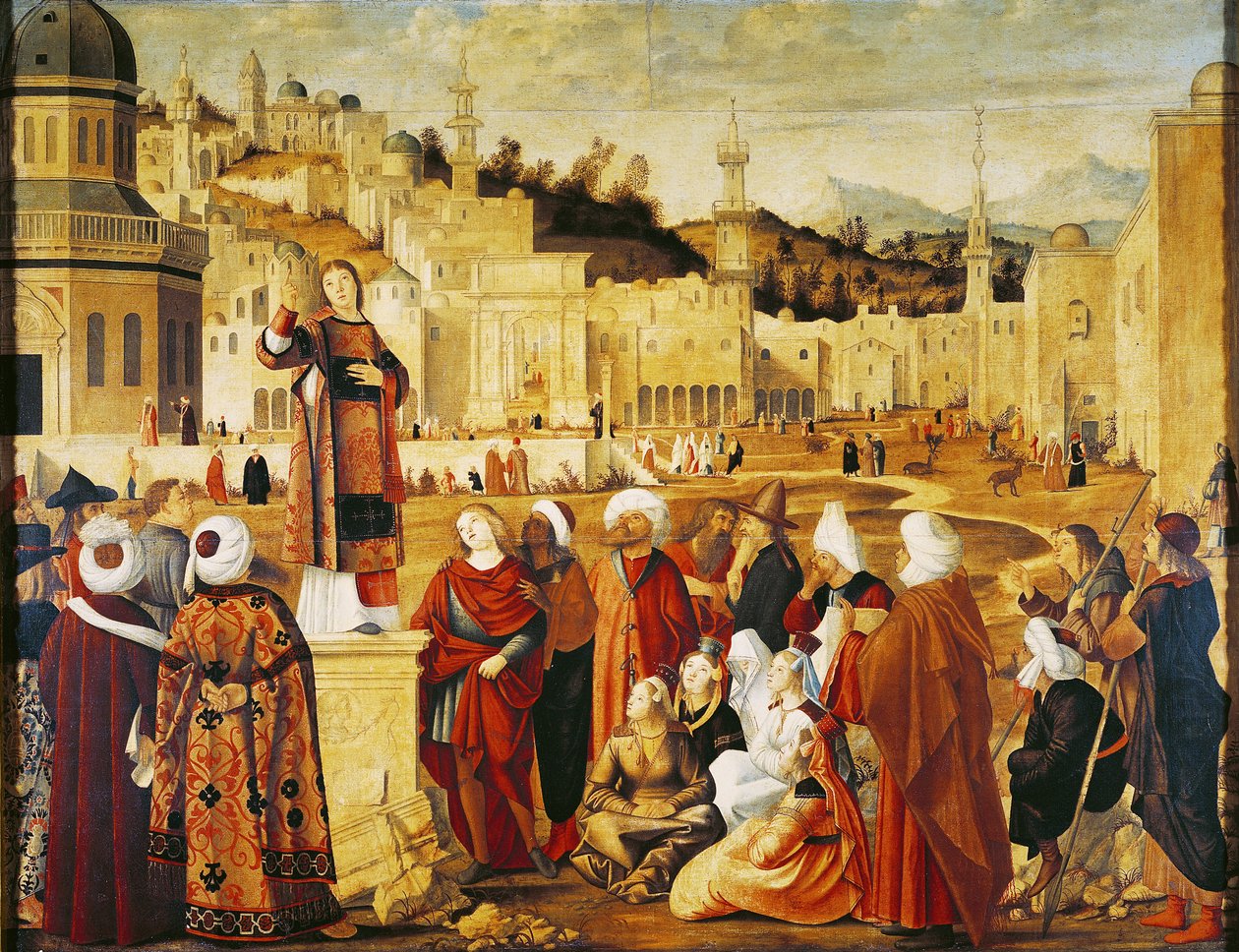 Głoszenie św. Szczepana autorstwa Vittore Carpaccio