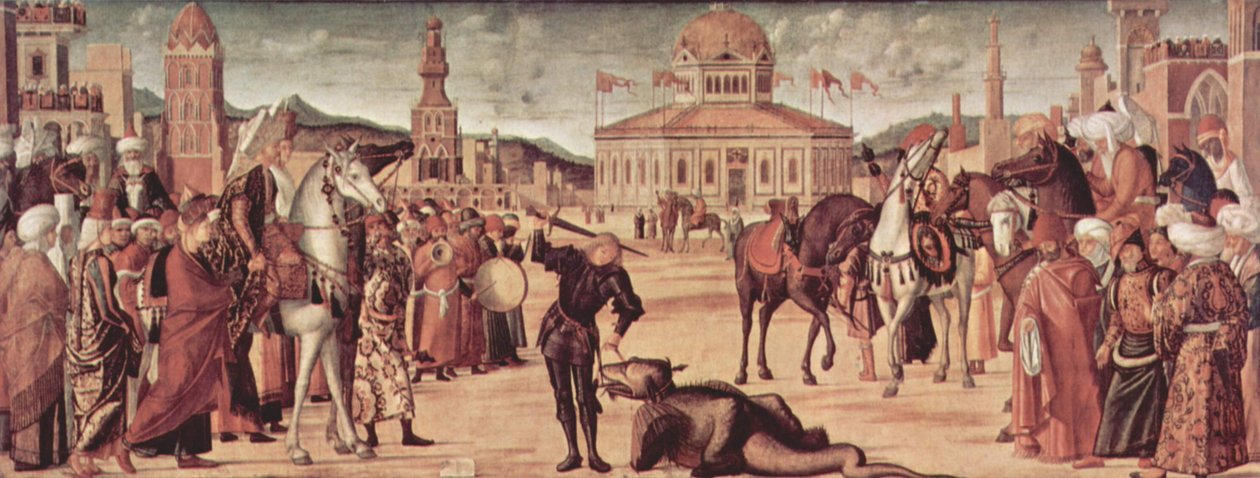 Triumf św autorstwa Vittore Carpaccio