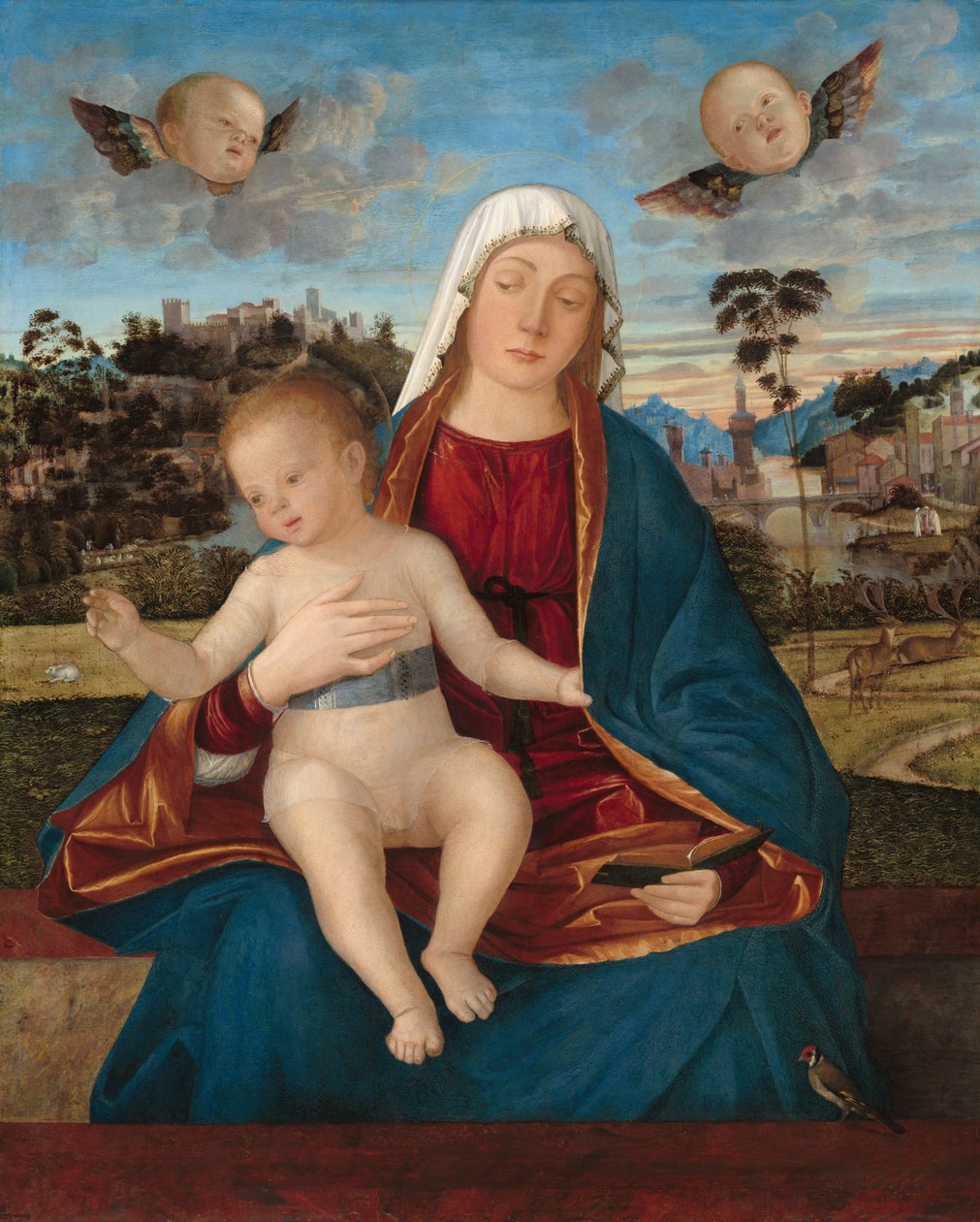 Vittore Carpaccio - Madonna i błogosławiące dziecko autorstwa Vittore Carpaccio