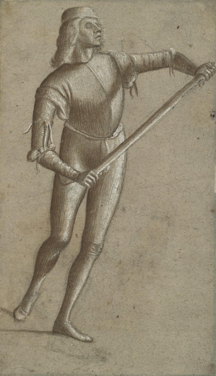 Carpaccio - Gondolier (recto), około 1514-1520 autorstwa Vittore Carpaccio