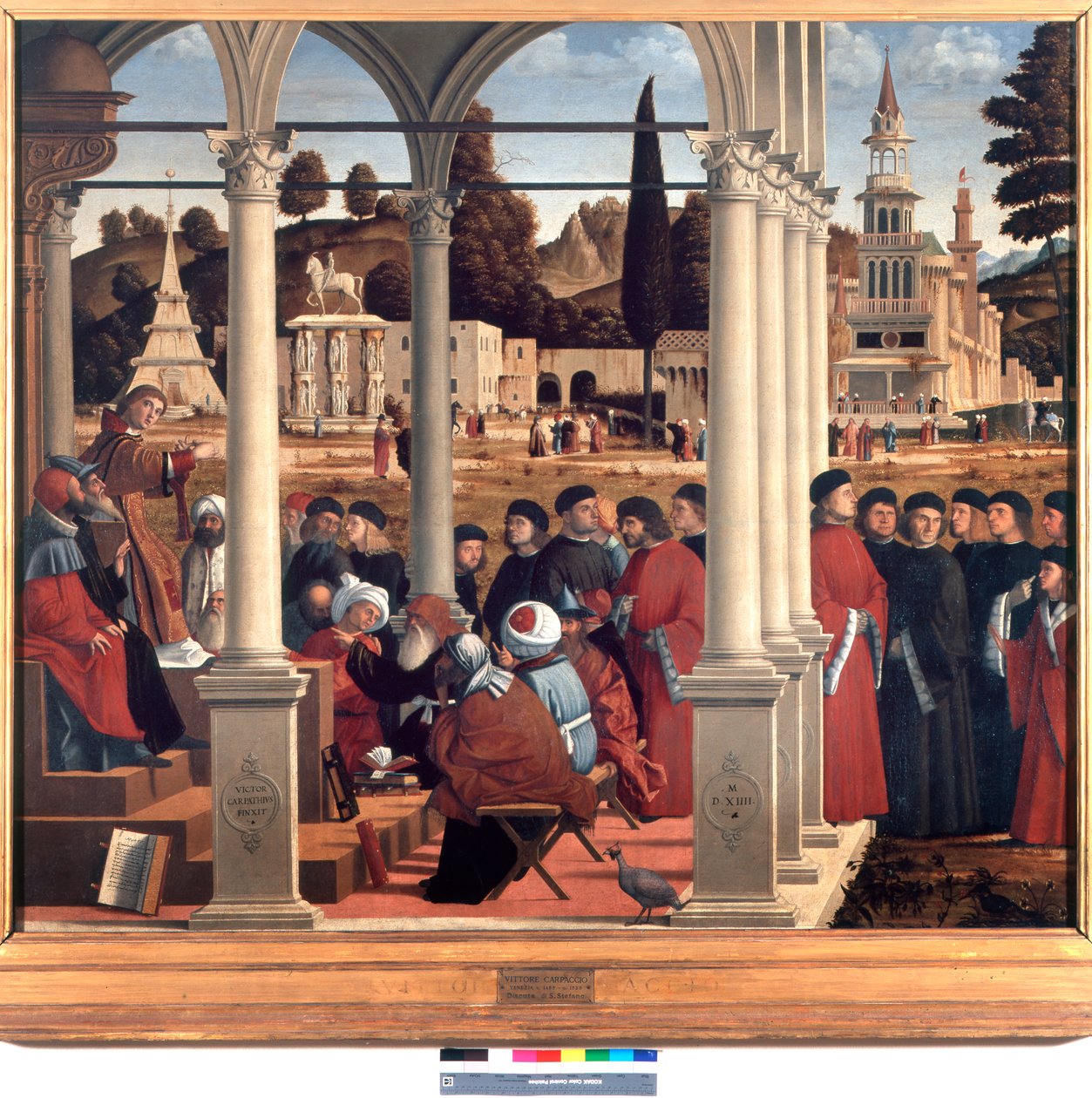 Spór św. Szczepana ze starszymi Sanhedrynu autorstwa Vittore Carpaccio