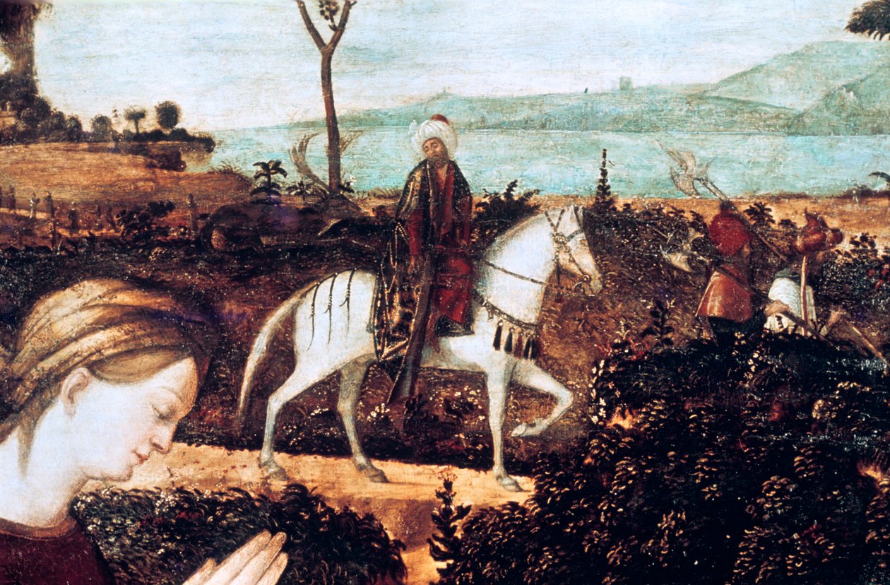 Święta Rodzina, detal autorstwa Vittore Carpaccio