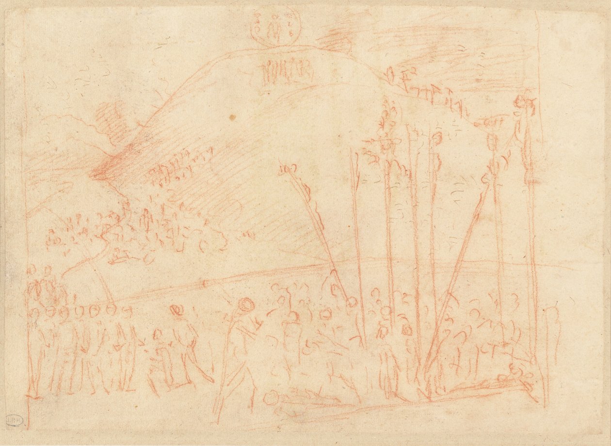 Męczeństwo dziesięciu tysięcy autorstwa Vittore Carpaccio